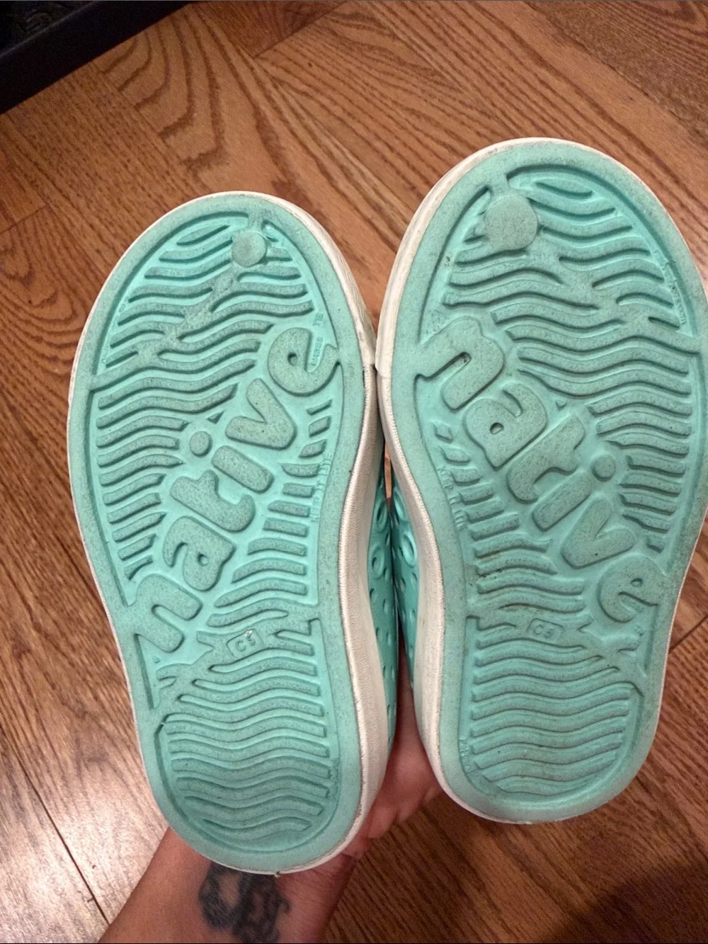 Native C5 Slip-On Water Shoes in Aqua